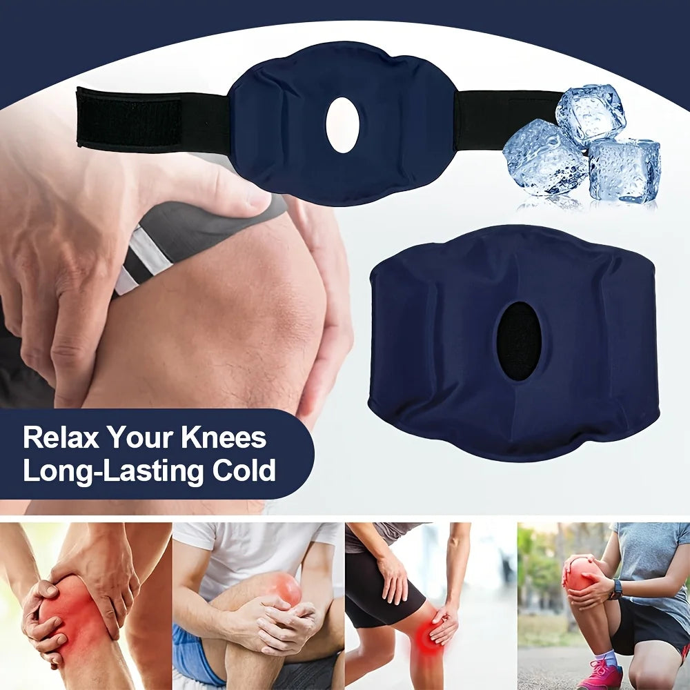 Reusable Knee Ice Pack Wrap Ice Pack for Knee Adjustable