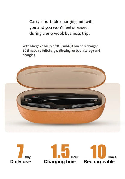 HOMEFISH M02 AI Smart Glasses with 4K Camera Bluetooth