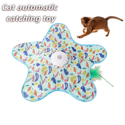 Electric cat turntable pet toy self-stimulating