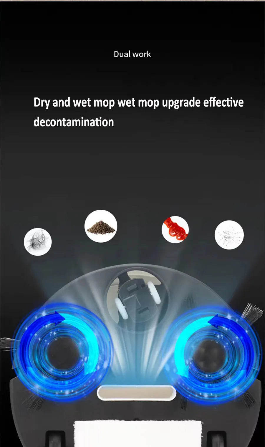 NEW USB Sweeping Robot Vacuum Cleaner Mopping 3 In 1 Smart Wireless