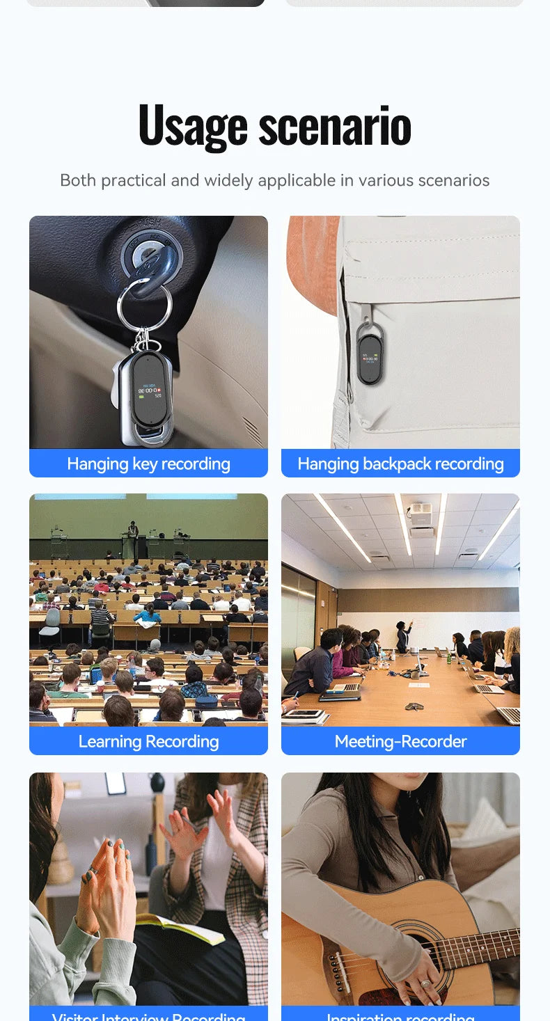 AI Voice Recorder Dictaphone with Real-Time Transcription