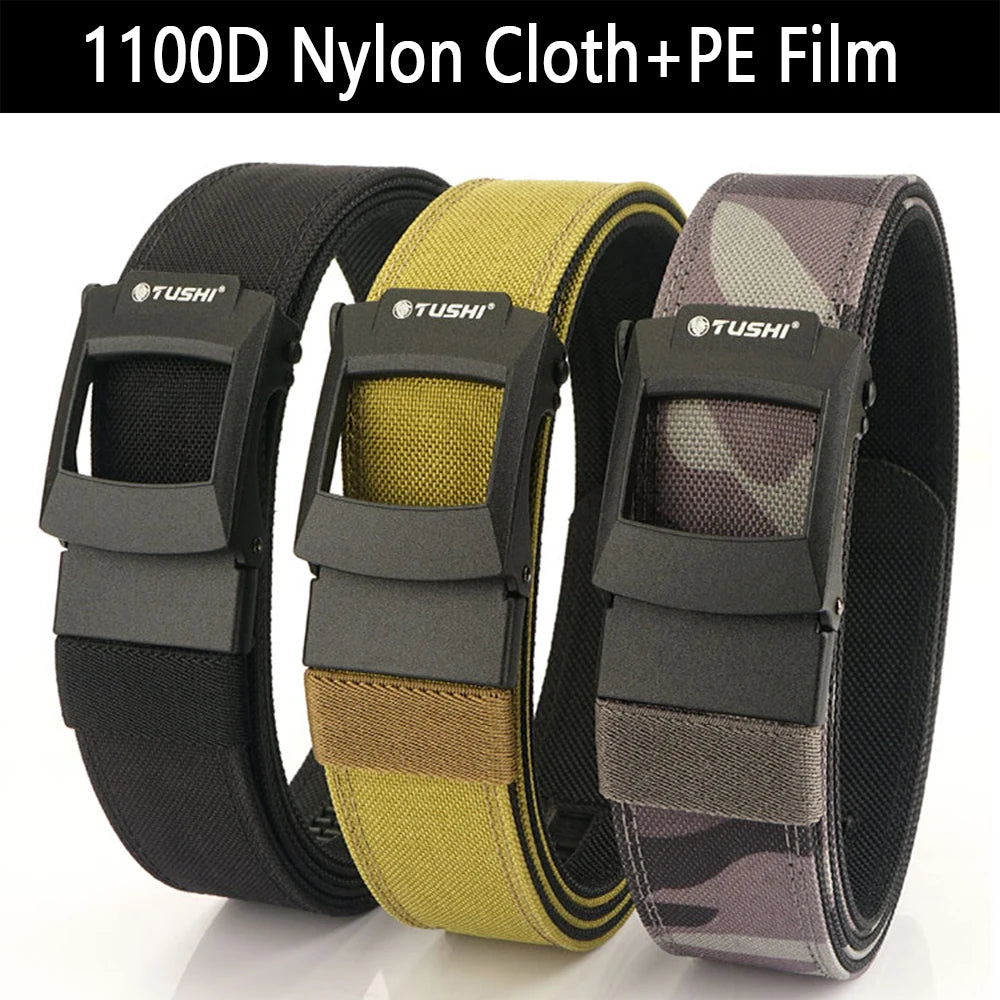 Men's Belt Outdoor Multi Function Alloy Buckle Tactical Belt