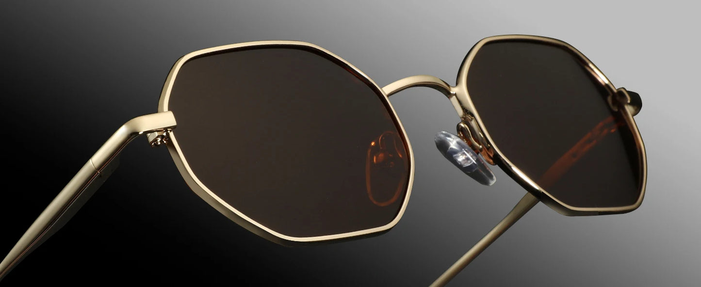 Small Polygon Polarized Sunglasses Anti-Glare