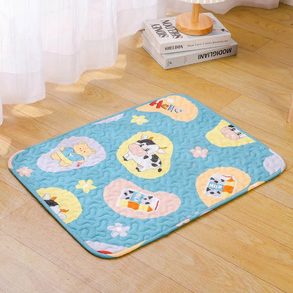 Summer Mat Pet Cooling Ice Blanket Mat Skin Friendly