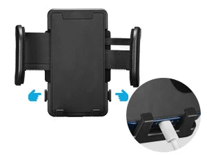 2-in-1 Cup Holder Phone Mount – 360° Rotatable Long Arm Expander