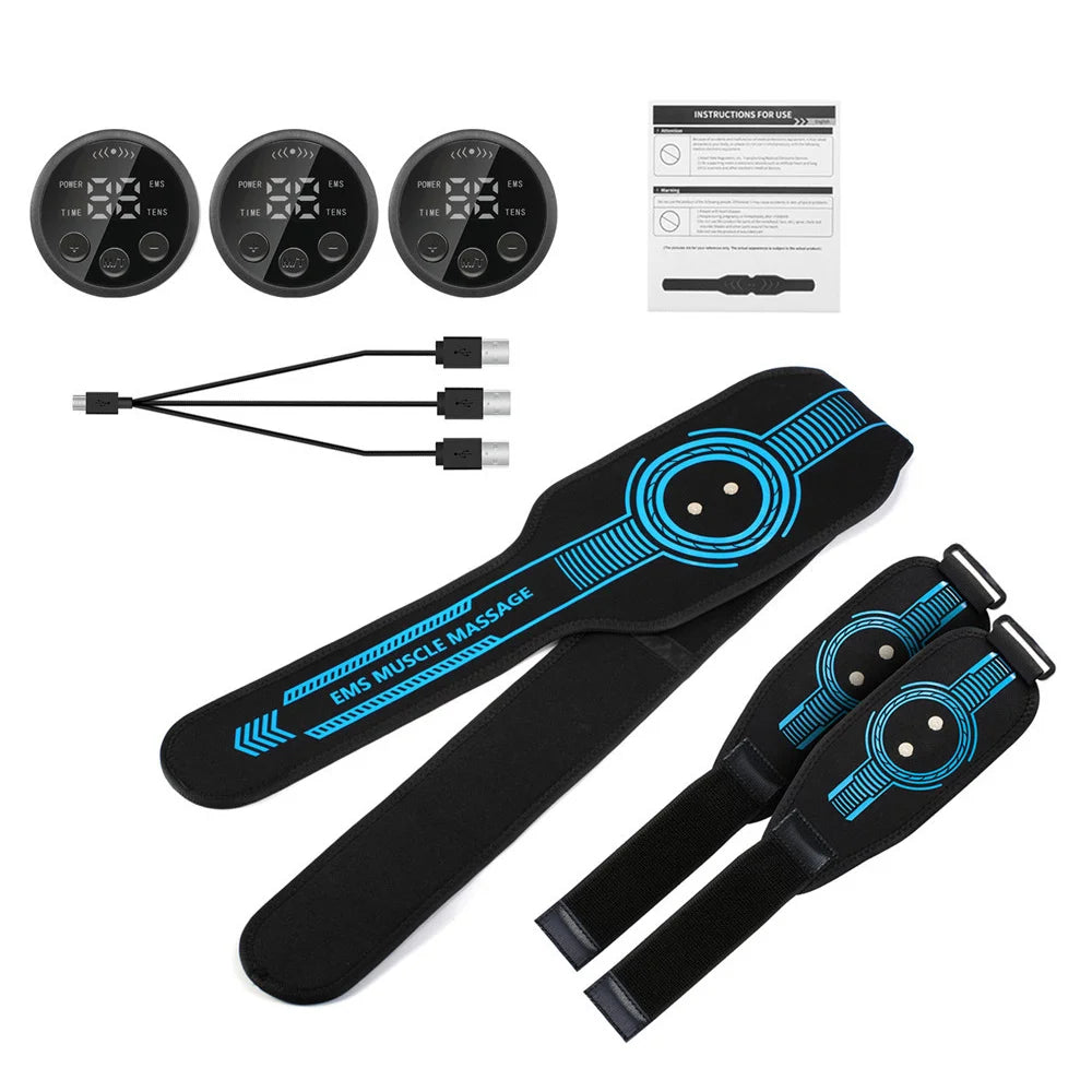Intelligent EMS Belt Massage Set Full Body Muscle Stimulation