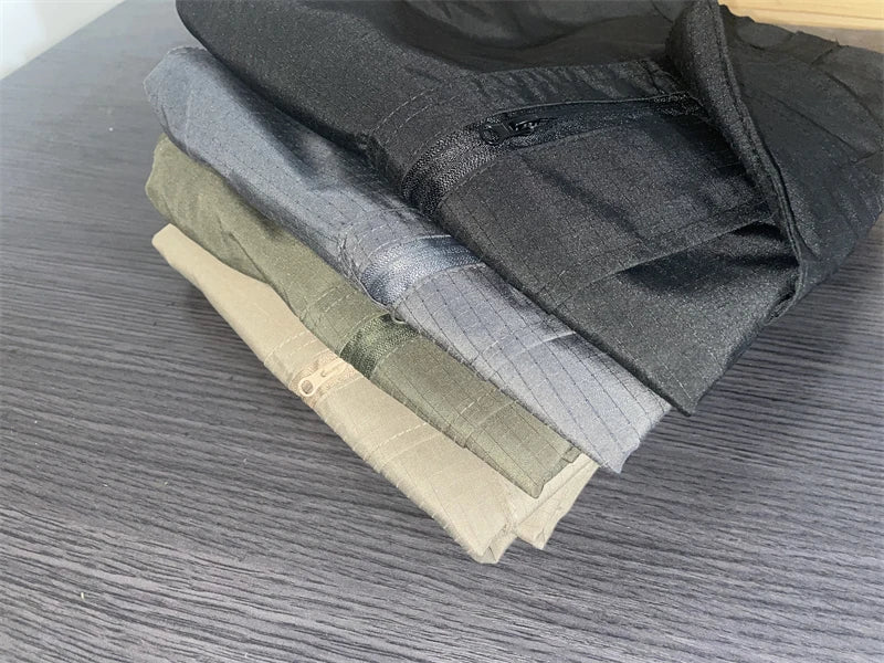 Asian Size Men City Pants Cargo Trousers Multi-pocket