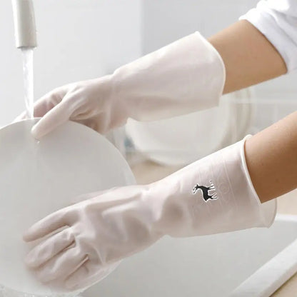 Waterproof Rubber Latex Housework Cleaning Gloves