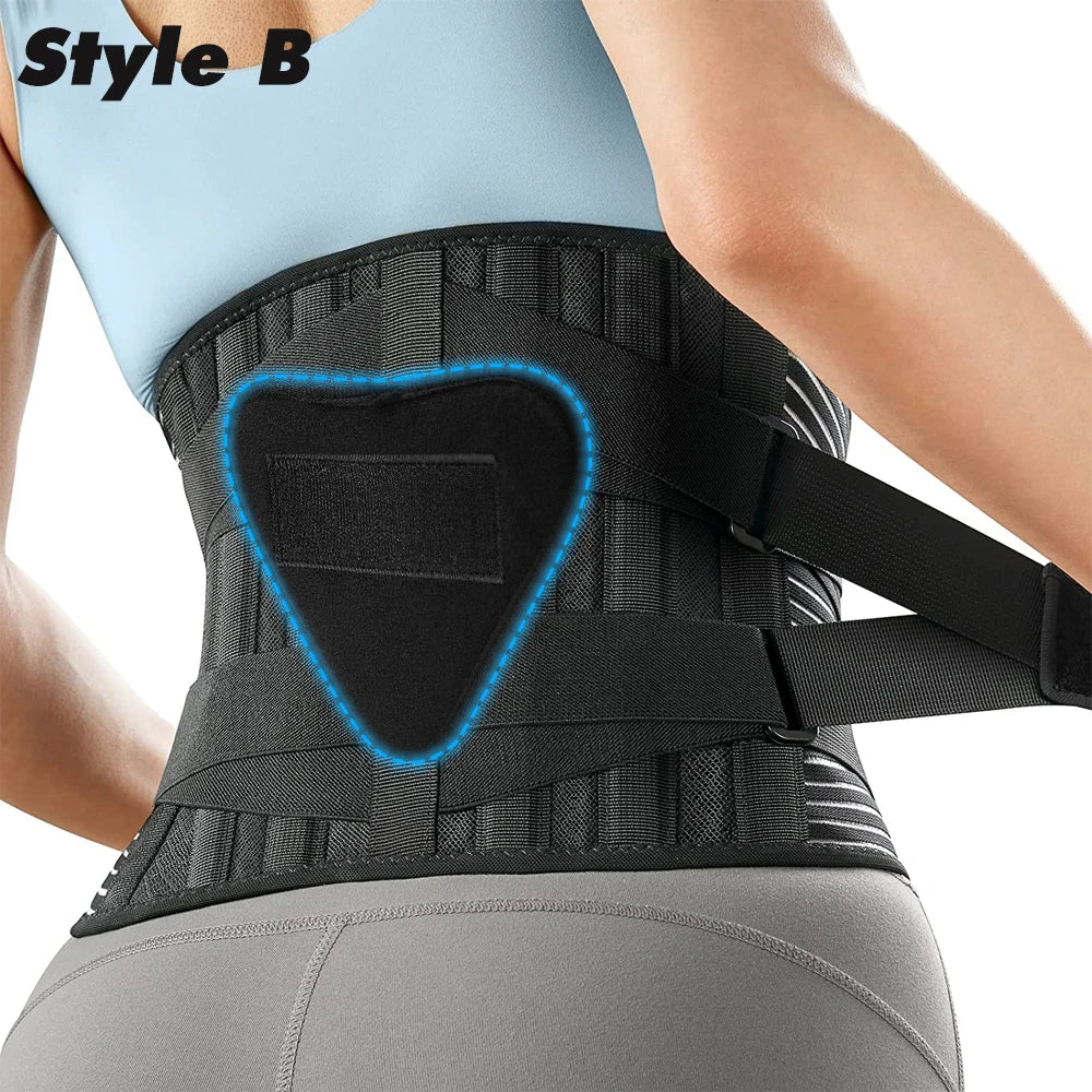 Back Brace for Lower Back Pain Lumbar Pad - Back Support Belt