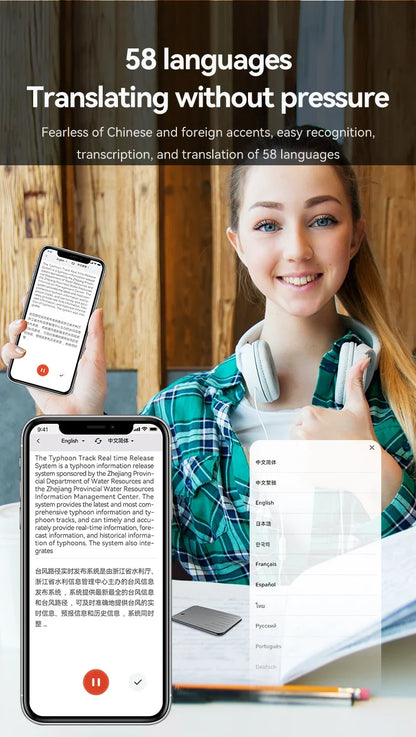8-128GB AI ChatGPT-4 Intelligent Voice Recorder Audio App