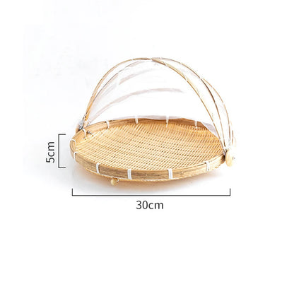 Bamboo Woven Baskets Anti-Mosquito Nets Covers