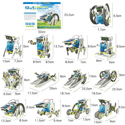 12-in-1 STEM Robot Building Kit Toys DIY Engineering Construction