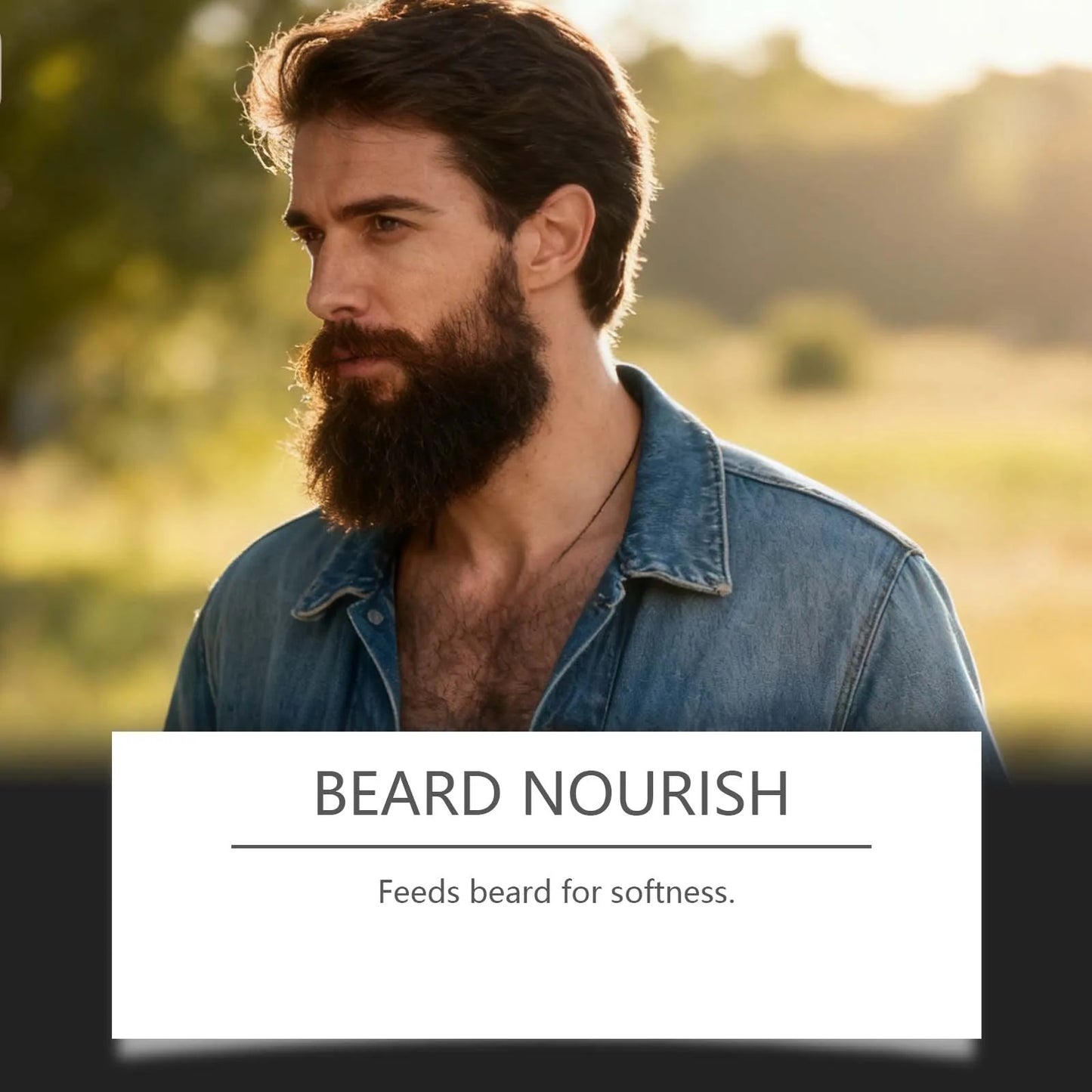 Natural Plant Extract Hair Care Set For Men 2in1 Beard Care