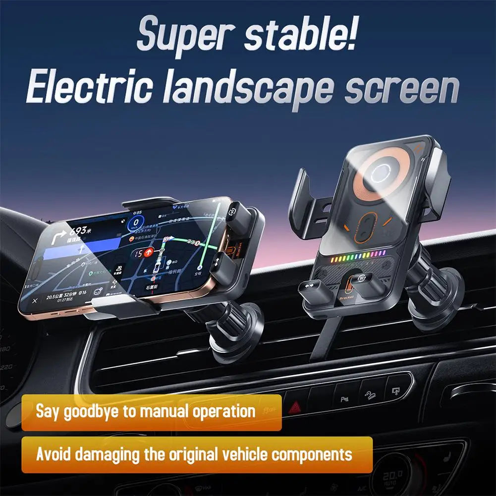 Car Wireless Charger Magnetic Auto Car Holder Phone Mount