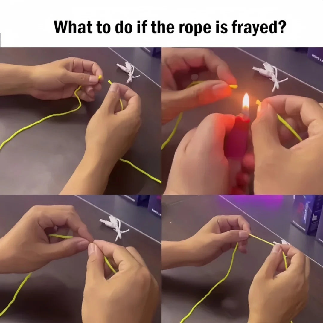 Glow-in-the-dark fun electric rope thruster children's outdoor
