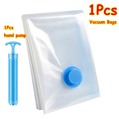 Reusable Vacuum Storage Sealing Bags with Hand Pump