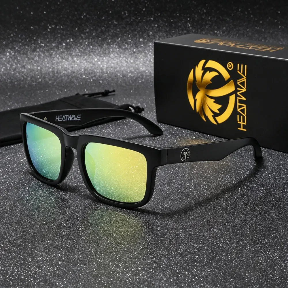 Outdoor Cycling and Driving Polarized Sunglasses Heatwave