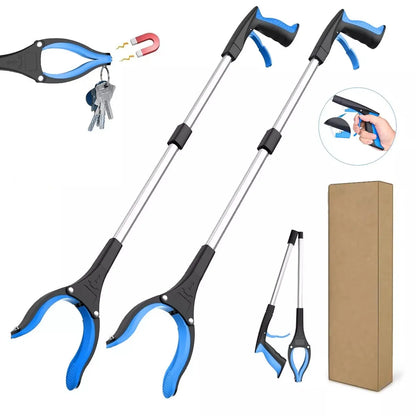 Extra Long Grabber Reacher with 360°Rotating Jaw