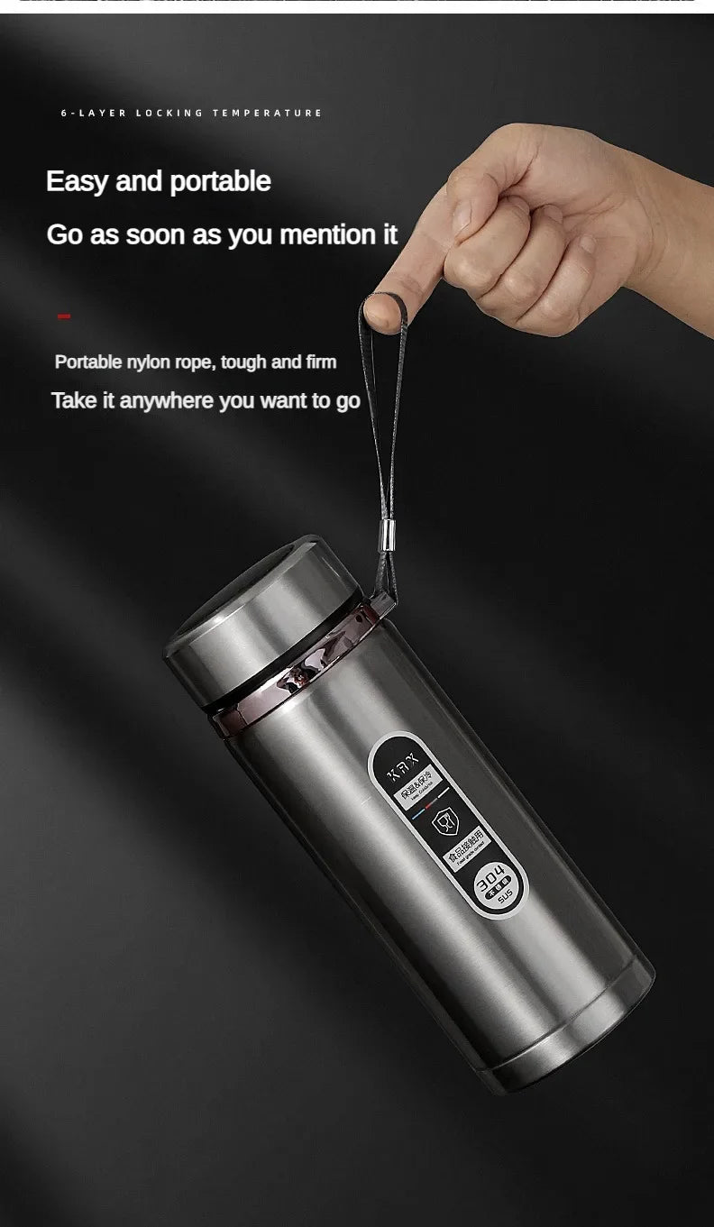 Stainless Steel Thermos Bottle with LED Temperature Bottle