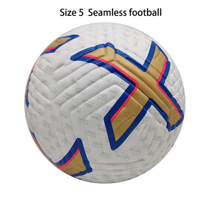 Seamless Soccer footy football training ball Size 5 PU Indoor football