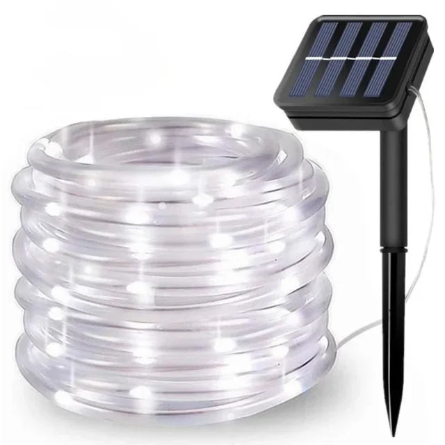 300LED Solar Rope Strip Light Outdoor Waterproof Fairy Light