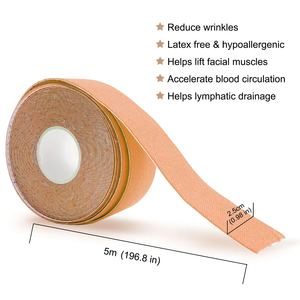 Instant Facial Myofascial Lift Tape Skin Lifting Removal Sticker
