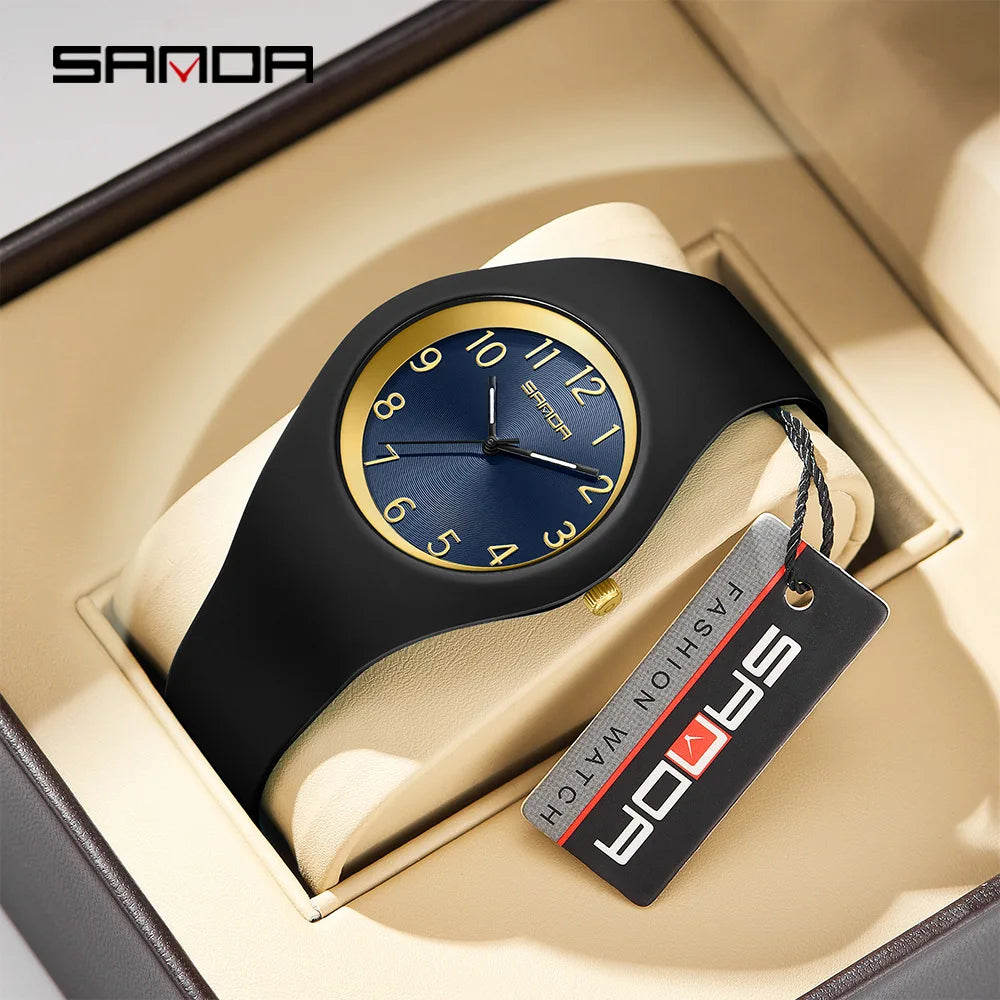 Simple Luxury Student Quartz Watch Clock Gift Outdoor