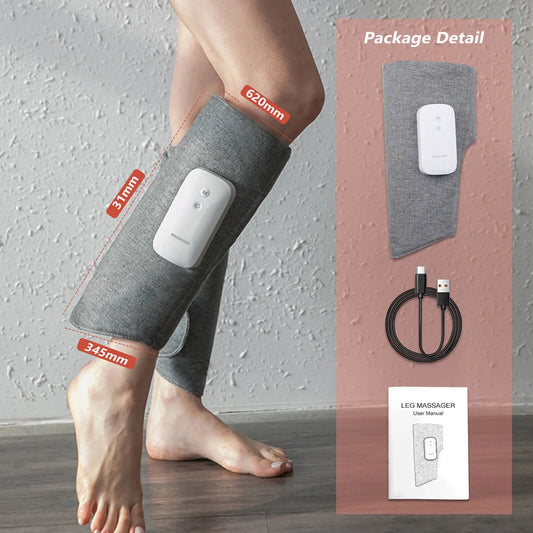 Calf Massager Portable Leg Massager with Compression Heat