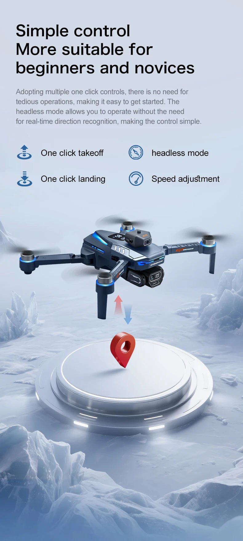 New GT8 Drone GPS 8K Professional HD 360° Dual Cameras