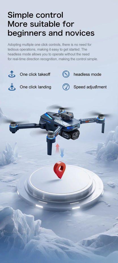New GT8 Drone GPS 8K Professional HD 360° Dual Cameras