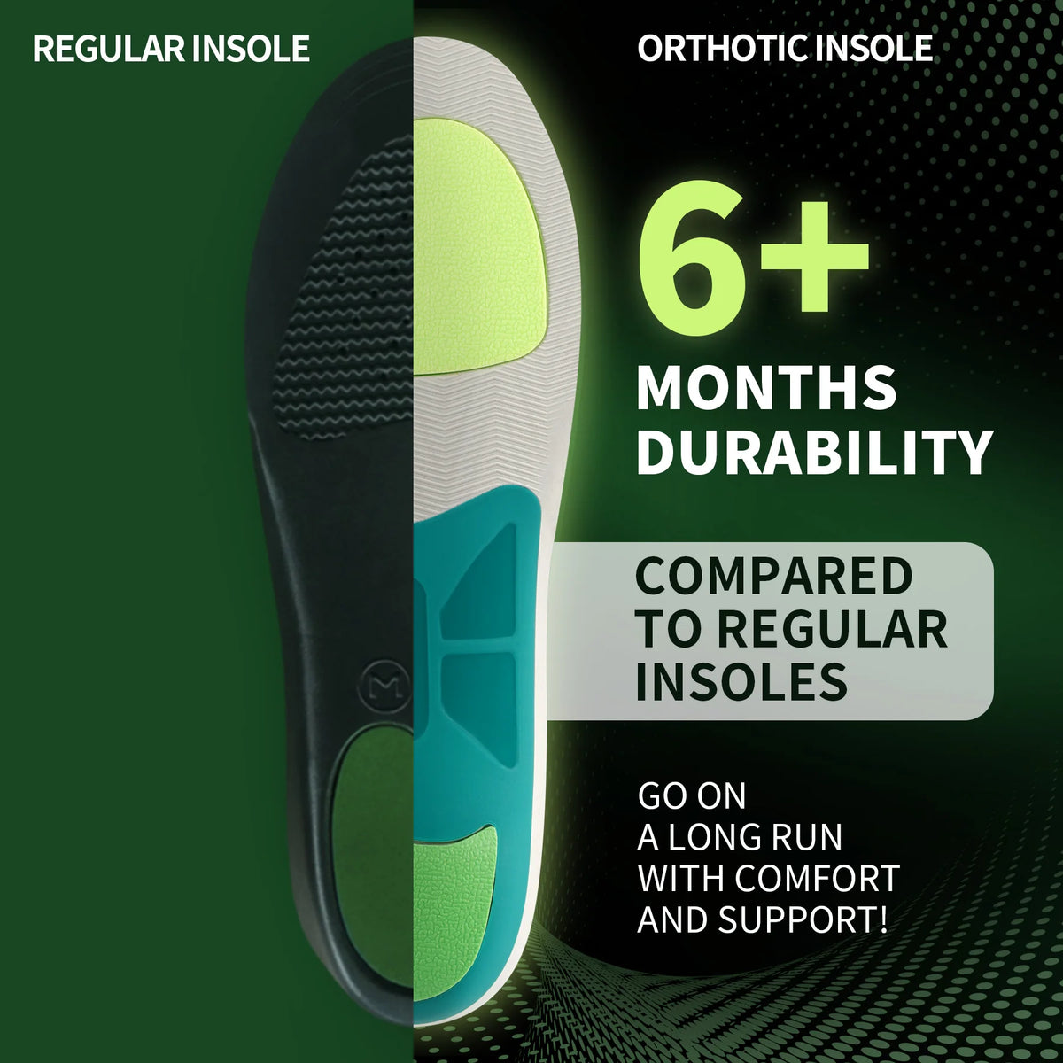 Plantar Fasciitis Orthopedic Sport Insole Arch Support Orthotic