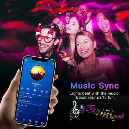 Bluetooth LED Strip Lights Smart SMD 5050 APP Remote Control