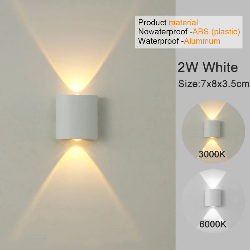 LED Wall Sconces Modern Indoor Outdoor Lamp Decor