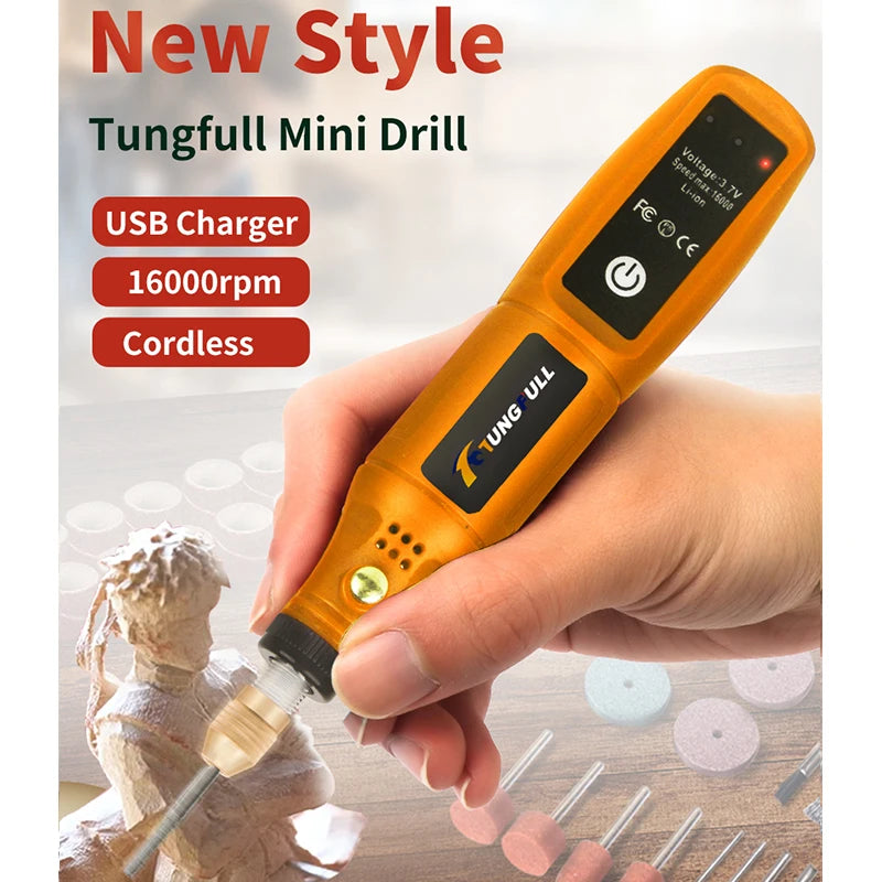 Mini Wireless Drill Rechargeable Polishing Machine Engraving