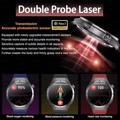 New Nursing Grade ECG+PPG Smart Watch Health Analysis