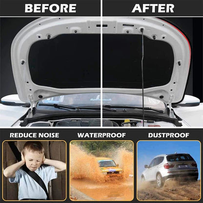 Car Door Seal Strips Noise Insulation Rubber Seals Sticker