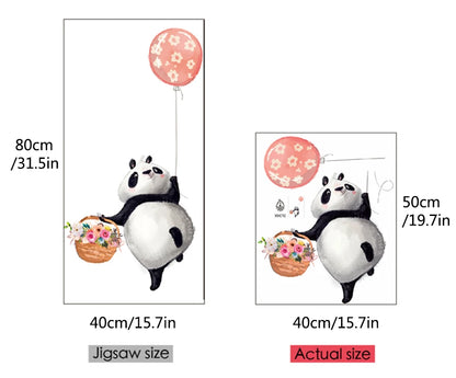 Lovely animal panda rabbit koala and balloon bedroom