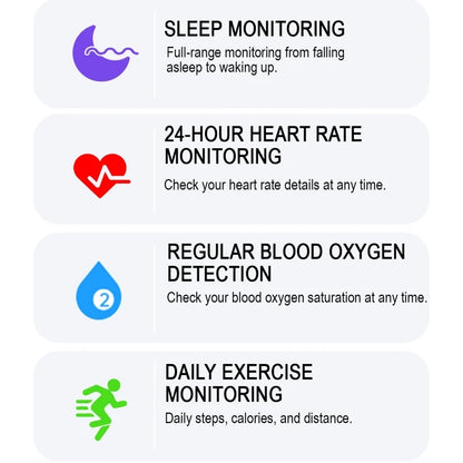 Smart Ring Bluetooth Call Heart Rate Blood Pressure Monitor