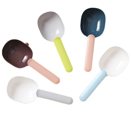 Pet Food Shovel with Sealing Bag Clip Spoon Multifunction