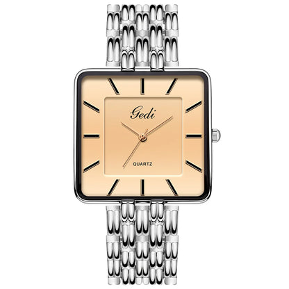 Men Watch Business Simple Square Couple Watches Waterproof