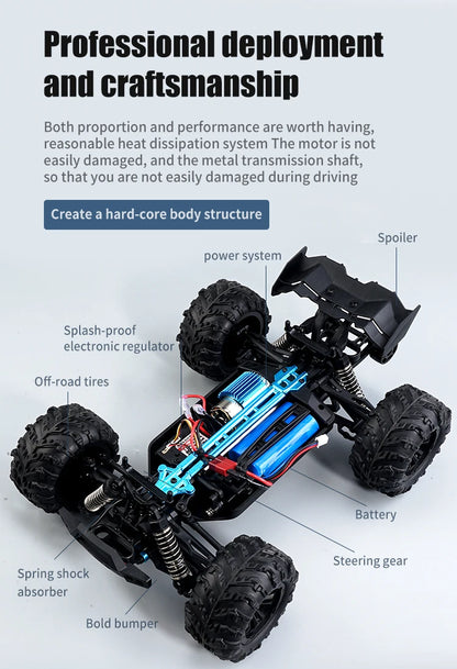 Rc Car Off Road 4x4 High Speed 75KM/H Remote Control