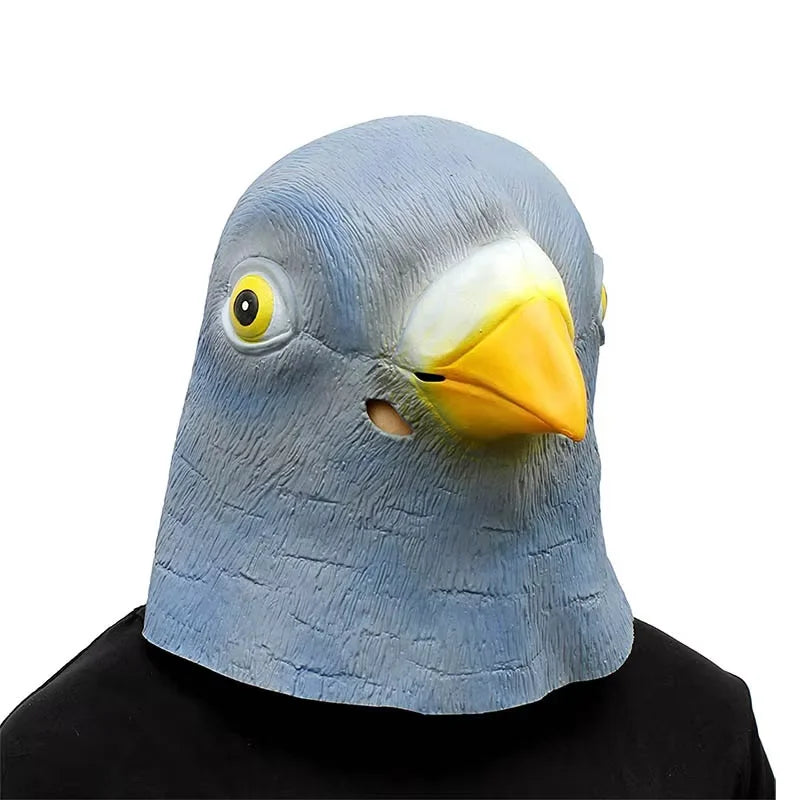 Pigeon Mask Funny Animal Cosplay Costume Latex Head Mask Halloween