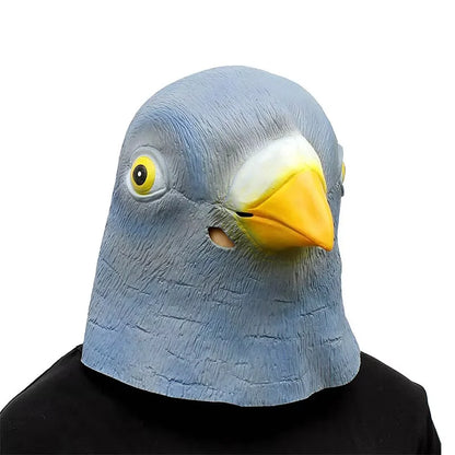 Pigeon Mask Funny Animal Cosplay Costume Latex Head Mask Halloween