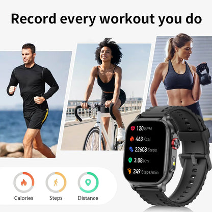 LIGE New Built-in 1400mAh Super Large Battery Smart Watch