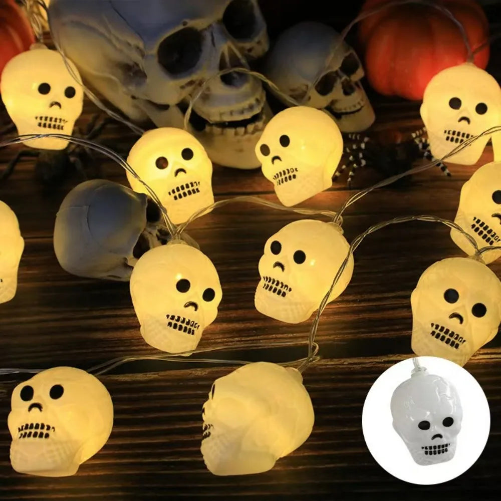 1PC 1.5M10LED Halloween Battery Box Light String, Excluding Battery,