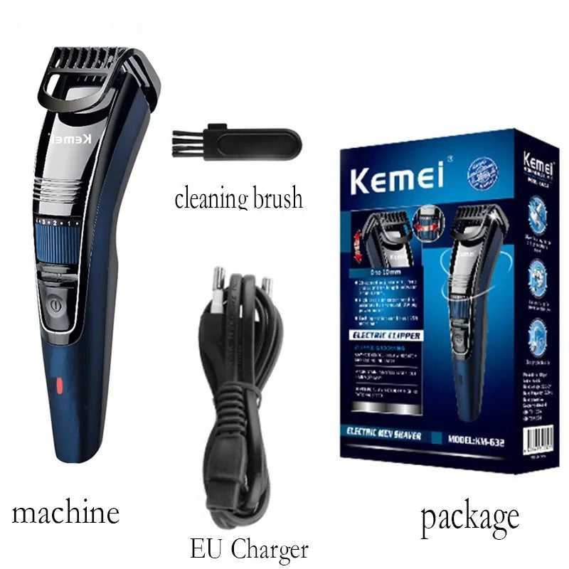 Kemei 0.5-10mm Adjustable Beard Hair Trimmer For Men