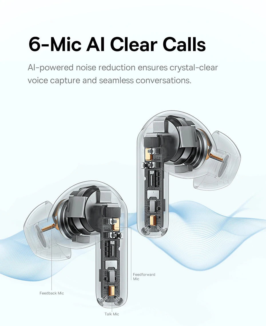 Baseus Bass BP1 Pro -50dB Noise Cancelling Wireless Earbuds