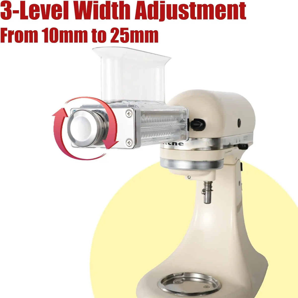 For KitchenAid Vertical Mixer Adjustable Meat Tenderizer