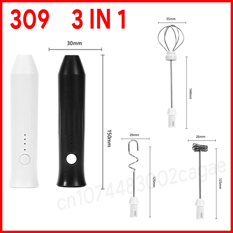 UPGRADED Electric Coffee Frother/MILK Whisk+Egg Beater