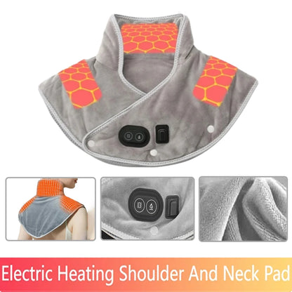 Electric Heating Shoulder Neck Pad Massager Brace